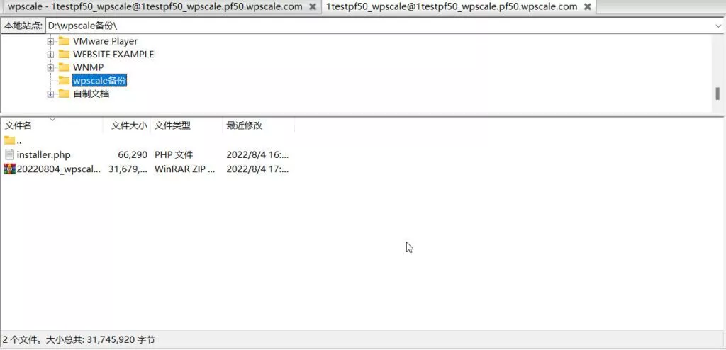 使用Duplicator将您的站点迁移到WPScale插图18 DUPLICATOR插件实现WordPress网站迁移